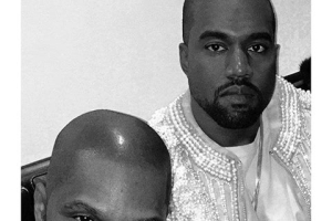 Kirk Franklin appears alongside rapper Kanye West <br/>Facebook