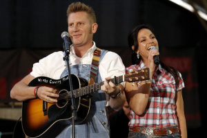 Joey and Rory Feek of the country group Joey + Rory. <br/>AP photo