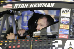 Ryan Newman practicing for the Daytona 500.   <br/>AP Images.