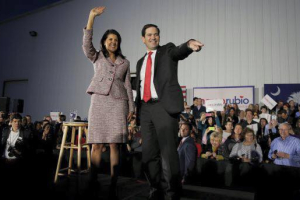 South Carolina Gov. Nikki Haley, as the state’s most popular GOP politician in polls and a rising national GOP star, gave South Carolina’s most coveted Republican endorsement in the 2016 presidential race to Marco Rubio. She's now asking for financial donations to Rubio's campaign. <br/>Facebook 