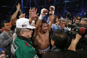 Boxing superstar Manny Pacquiao of the Philippines was dropped by Nike sponsorship last week after his public remarks that were deemed 