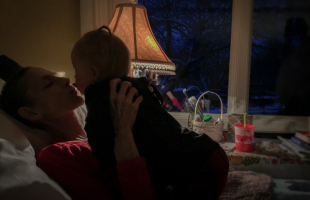 Country singer Joey Feek, who has for months been in hospice due to terminal cervical cancer, kissed her 2-year-old daughter, Indiana, in what was assumed her last kiss. Joey's husband, Rory, said Joey's body has been asleep for the past few days and that nurses tell them the end of her life is nearing.  <br/>Rory Feek 