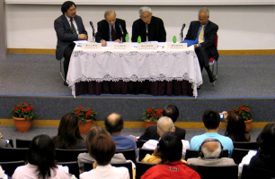 Hong Kong Chung Chi Christian Festival held a seminar titled “Blessed are the peace-makers.” <br/>(The Gospel Herald/Sharon Chan)