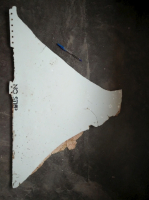A photograph of debris thought to be from the missing Malaysian Airlines MH370 plane is seen in this still image taken from video shot March 3, 2016.  <br/>REUTERS/Blaine Gibson/Australian Transport Safety Bureau/via Reuters TV