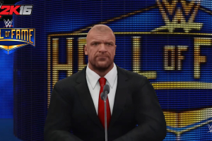 A clip from WWE 2k16's Hall of Fame DLC  <br/>