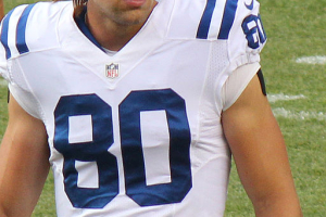 Coby Fleener, a player on the National Football League. <br/>Wikimedia Commons/Jeffrey Beall