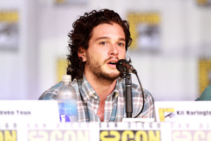 Kit Harrington speaking at the 2013 San Diego Comic Con International, for Entertainment Weekly's ''Brave New Warriors'' panel, at the San Diego Convention Center in San Diego, California. Wikimedia Commons/Gage Skidmore <br/>Wikimedia Commons/Gage Skidmore