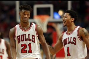 Chicago Bulls Rumors and News: Jimmy Butler does little to clear up relationship with Derrick Rose <br/>HoopXpress/YouTube