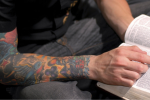 Currently one in five U.S. adults has at least one tattoo (21percent) which is up from the 16 percent and 14 percent who reported having a tattoo in 2003 and 2008, respectively, by the Harris Poll. Photo Credit: Stock Photo <br/>