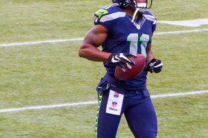 Percy Harvin in 2014 preaseason vs. Chicago Bears <br/>Wikimedia Commons/Mike Morris