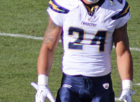 Ryan Mathews with the San Diego Chargers <br/>Wikimedia Commons/Jeffrey Beall