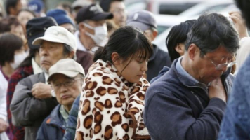 Nearly 200,000 people have been made homeless by the two quakes. Photo Credit: AP Photo <br/>