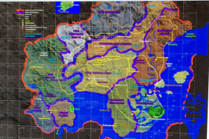 A Leaked Map of what could be Red Dead Redemption 2. <br/>Metro