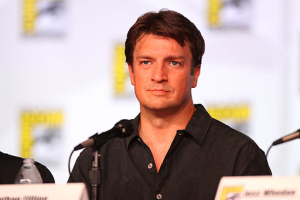 Nathan Fillion speaking at the 2012 San Diego Comic-Con International in San Diego, California. <br/>Wikimedia Commons/Gage Skidmore