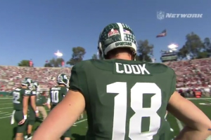 Connor Cook of the Michigan State Spartans <br/>YouTube/NFL Network