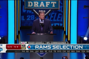 Screenshot from video of this year's NFL Draft. <br/>YouTube/NFL