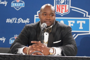 Laremy Tunsil's interview during the 2016 NFL Draft.  <br/>YouTube/NewsWatch Ole Miss
