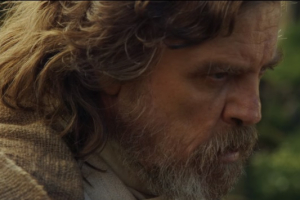 Screenshot of Mark Hamill's Luke Skywalker from the 