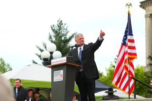 Franklin Graham is president and CEO of the Billy Graham Evangelistic Association and of Samaritan's Purse, an international Christian relief organization. Photo Credit: Facebook <br/>