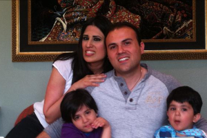 The Abedini family. Photo Credit: Facebook <br/>