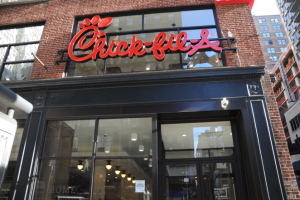 A Chick-fil-A location in New York City. Photo: John Roca/New York Post <br/>
