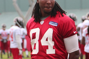 Roddy White with the Atlanta Falcons <br/>Wikimedia Commons/Thomson200