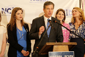 N.C. Attorney General Roy Cooper, a Democrat who is also running for governor, said he won't defend the state against the Justice Department's lawsuit regarding HB2 because he thinks the new law is discriminatory and ''a national embarrassment.'' HB2is a law that requires people to use public restrooms according to the sex they were assigned at birth, rather than the one with which they ''identify.''<br />
 <br/>Roy Cooper Facebook