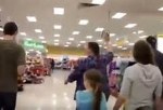 Target protested by woman