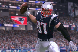 Rob Gronkowski, cover star of 'Madden NFL 17' <br/>NFL/EA