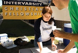 InterVarsity Christian Fellowship has 860 chapters at colleges and universities across the country. <br/>InterVarsity Christian Fellowship