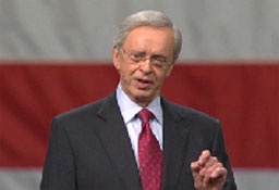 Dr. Charles Stanley delivers a 4th of July message at First Baptist Church of Atlanta on July 2, 2010. <br/>In Touch Ministries via The Christian Post