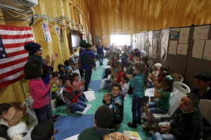 Children at the refugee camp in Amman away from their parents. The dilemma brough by extremism, which scholars said sprang by twisted interpretation of Quran <br/>Photo: Reuters