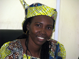 Cameroon native Jacqueline Zoutene in Central Africa grew up with Christians, Muslims and Animists living side-by-side. Now as an adult, she clings to the Bible's direction.  <br/>United Bible Societies