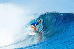 Bethany Hamilton competes in the Fiji Women's Pro surfing competition. <br/>Instagram 