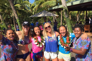 Bethany Hamilton appears after placing third in the Fiji Women's Pro surfing competition. <br/>Instagram 