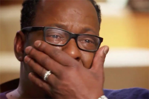 Bobby Brown breaks down during 20/20 interview with Robin Roberts about the death of his daughter, Bobbi Kristina Brown last July.  <br/>ABC