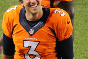 The Denver Broncos might assign Trevor Siemian as the starting quarterback over Mark Sanchez and Paxton Lynch. <br/>Jeffrey Beall/Wikimedia Commons