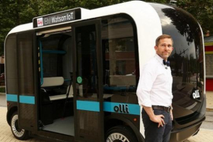 Olli, a Self-Driving Vehicle from IBM with Watson <br/>Tech2