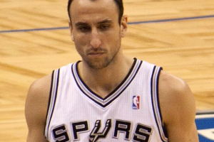 Manu Ginobili with the Spurs. <br/>Wikimedia Commons/Mike from Orlando