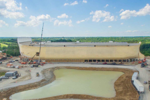 The new Ark Encounter is owned and operated by Answers in Genesis (AiG). Phase one, amounting to $92 million, of this historical theme park, with a 510-foot-long Ark as the centerpiece,opens July 7, 2016, in Williamstown, Ky. <br/>Ark Encounter