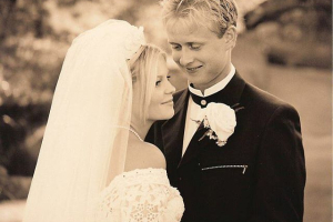 Candace Cameron Bure and her husband, Valeri Bure, on their wedding day.  <br/>Candace Cameron Bure/Instagram