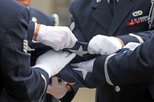 Religious expression versus religious neutrality at military events, especially potential flag-folding ceremonies, is being debated after an incident occurred at a retirement ceremony of an Air Force officer. A federal lawsuit may be launched.  <br/>U.S. Air Force