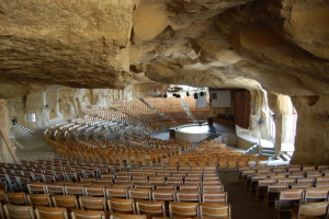 The Monastery of Saint Simon, a church built into a cave in Egypt, is home to one of the world's oldest Christian communities. This Cave Church draws more than 70,000 Coptic worships every week.  <br/>Christians Voice 