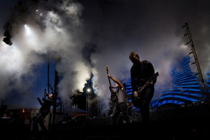 Grammy-nominated Christian rock band Skillet performs at the Rock the River Tour West in Fraser Valley, British Columbia, Canada on Saturday, Aug. 7, 2010. <br/>Billy Graham Evangelistic Association