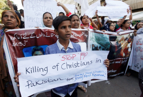 Pakistan's blasphemy laws are used to reinforce the oppression of groups and individuals that are already marginalized -- particularly Christians, who make up just 4% of the country's population.<br />
 <br/>AP Photo