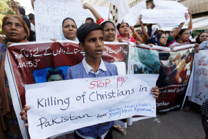 Pakistan's blasphemy laws are used to reinforce the oppression of groups and individuals that are already marginalized -- particularly Christians, who make up just 4% of the country's population.<br />
 <br/>AP Photo