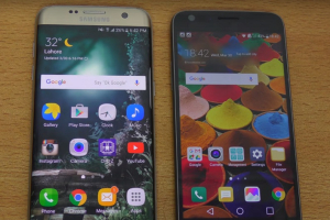 The Samsung Galaxy S7 edge and LG G5 get pitted against each other for a speed test.  <br/>Phone: XeeTechCare