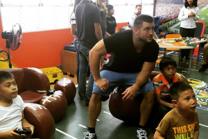 Tim Tebow spent time at the CURE Hospital in Davao City, which he founded in 2014. <br/>Instagram 