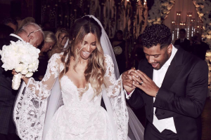 Russell Wilson and Ciara began dating in 2015, got engaged in March, and tied the knot on Wednesday, July 6, 2016. <br/>Instagram