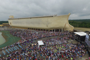 Kentucky's Ark Encounter, a recreation of Noah's Ark, opened to the public Thursday, July 7, 2016. <br/>AP Photo